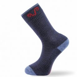 Skarpety trekkingowe Woolona z wełny Merino. Niebieskie skarpety WOOLONA, bez wzorów, z wełny. W wyprzedaży za 63.00 zł.