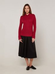 Rodier Sweter w kolorze czerwonym rozmiar: XL. Czerwone swetry Rodier, xl, bez wzorów, bez ramiączek. Za 205.45 zł.