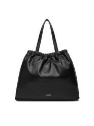 Tommy Hilfiger Torebka Soft Leather Tote AW0AW18308 Czarny. Czarne torebki klasyczne TOMMY HILFIGER, bez wzorów, ze skóry, bez dodatków. Za 1,099.00 zł.