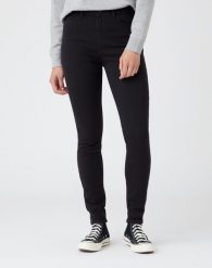 WRANGLER SKINNY DAMSKIE SPODNIE JEANSOWE JEANSY BLACK W20KB840N 112141243. Czarne jeansy Wrangler, l, bez wzorów. Za 189.99 zł.