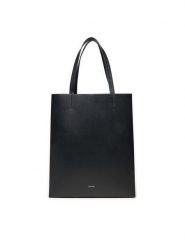 Calvin Klein Torebka Line Lthr Ns Tote 43 LV04F3000G Czarny. Czarne torebki klasyczne Calvin Klein, bez wzorów, ze skóry, bez dodatków. Za 699.99 zł.