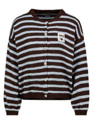 Sublevel Kardigan w kolorze brązowo-błękitnym rozmiar: S/M. Brązowe kardigany Sublevel, m, bez wzorów. Za 143.99 zł.