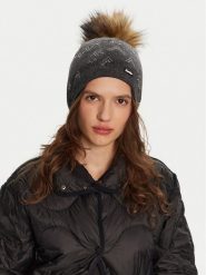 Eisbär Czapka Draw Lux Crystal 80101 709 Szary. Szare czapki Eisbar, bez wzorów, z materiału. Za 299.99 zł.