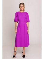Stylove Sukienka w kolorze fioletowym rozmiar: S. Różowe sukienki Stylove, s, bez wzorów, bez kołnierzyka, bez ramiączek, maxi. Za 272.31 zł.