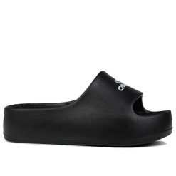 Klapki damskie na platformie O'NEILL LAINHA SLIDER WOMEN LOW. Czarne klapki O'Neill, bez wzorów, bez obcasa, na platformie. W wyprzedaży za 89.00 zł.