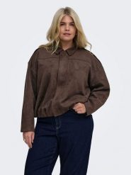 ONLY Carmakoma Kurtka przejściowa w kolorze brązowym rozmiar: XL-54. Brązowe kurtki Only Carmakoma, xl, bez wzorów, bez kaptura. Za 200.95 zł.