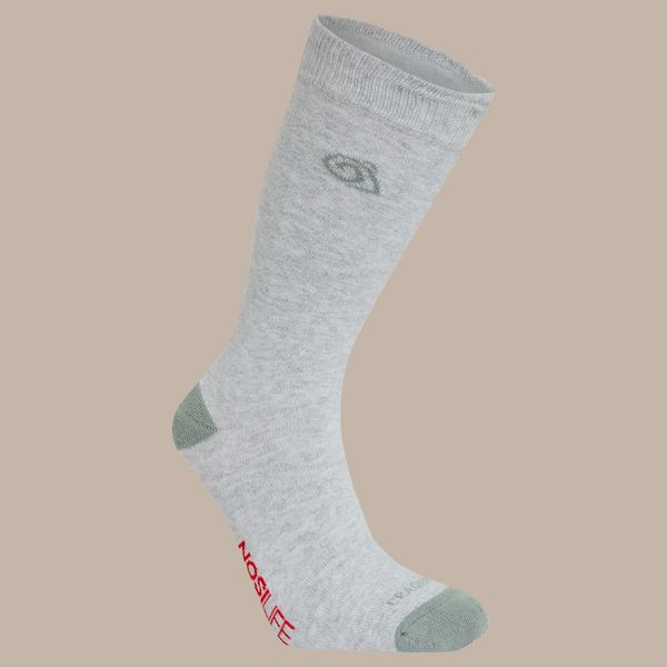 Skarpety turystyczne Craghoppers NosiLife Travel Single Pack Socks. Niebieskie skarpety Craghoppers, bez wzorów, z bawełny. Za 76.99 zł.