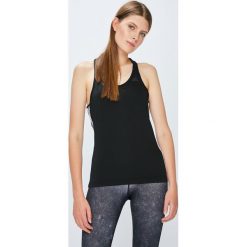 Adidas Performance - Top D2M Tank. Czarne topy adidas Performance, l, bez wzorów, z dzianiny, bez kołnierzyka, bez ramiączek. W wyprzedaży za 79.90 zł.