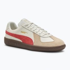 Buty PUMA Army Trainer warmgranola/astro. Brązowe obuwie sportowe Puma, bez zapięcia. Za 209.99 zł.