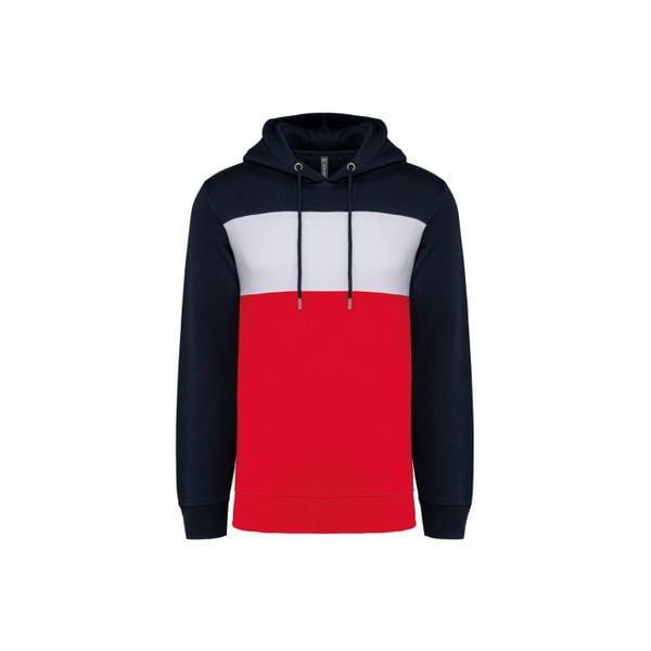 Bluza z kapturem Kariban. Białe bluzy KARIBAN, l, bez wzorów, z bawełny, z kapturem. Za 185.00 zł.