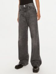 Pinko Jeansy Wanda 101733 A24X Szary Wide Leg. Szare jeansy Pinko, bez wzorów. Za 579.99 zł.