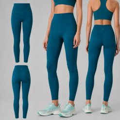 LEGGINSY DAMSKIE 4F TENINGOWE SZYBKOSCHNĄCE Z WYSOKIM STANEM KOLOR ZIELONY. Zielone legginsy 4f, l, bez wzorów, z materiału, z podwyższonym stanem, długie. Za 119.99 zł.