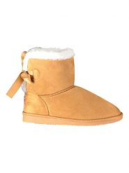 Geographical Norway Botki zimowe "Owisti" w kolorze jasnobrązowym rozmiar: 41. Brązowe botki Geographical Norway, na zimę, bez wzorów, z futra, bez obcasa, bez zapięcia. Za 86.99 zł.