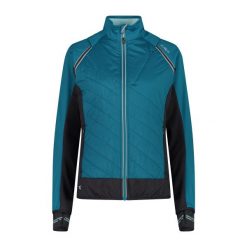 Kurtka damska turystyczna CMP 30A2276. Zielone kurtki sportowe CMP, l, bez wzorów, z softshellu, z kapturem, trekkingowe. W wyprzedaży za 332.85 zł.