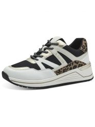 S.Oliver Sneakersy w kolorze biało-czarnym rozmiar: 40. Białe trampki S.Oliver, bez wzorów, z materiału, bez zapięcia. Za 206.91 zł.