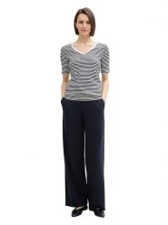 Tom Tailor Koszulka w kolorze czarno-białym rozmiar: XS. Białe bluzki Tom Tailor, xs, bez wzorów, bez kołnierzyka, bez ramiączek. Za 32.98 zł.