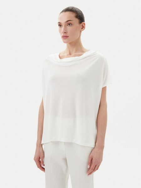 Bruuns Bazaar Bluzka Ginae BBW4362 Biały Regular Fit. Białe bluzki Bruuns Bazaar, l, bez wzorów, z lyocellu, bez kołnierzyka, bez ramiączek. Za 189.99 zł.