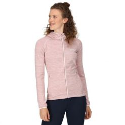 Bluza damska Yonder Hoody. Czerwone bluzy sportowe Regatta, bez wzorów, z elastanu, z kapturem. Za 172.70 zł.