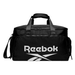 Torba Na Ramię Z Logo. Czarne torby na ramię Reebok, bez wzorów, sportowe, na ramię, bez dodatków. Za 218.99 zł.