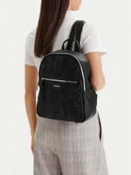 Lasocki Plecak CEO-LSK-X-012-09 Czarny. Czarne plecaki Lasocki, bez wzorów, z materiału. Za 199.99 zł.