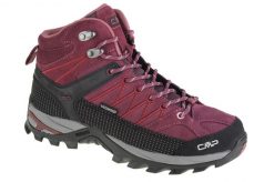 Buty trekkingowe damskie CMP Rigel Mid. Czarne trekkingi CMP, ze skóry, trekkingowe. Za 429.99 zł.