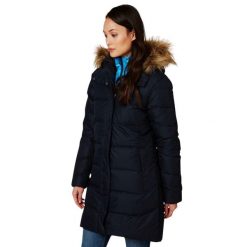 Płaszcz puchowy damski Helly Hansen Aden Down Parka. Czarne płaszcze Helly Hansen, l, bez wzorów, z puchu, bez kaptura. W wyprzedaży za 985.50 zł.