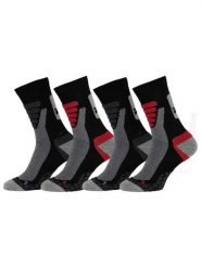 Skarpety trekkingowe Coolmax® do łydki 4 pary – Czarny. Czarne skarpety XTREME SOCKSWEAR, bez wzorów, z bawełny. Za 173.56 zł.