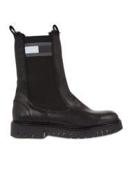 Tommy Jeans Sztyblety Tjw Warmlined Chelsea Boot EN0EN02313 Czarny. Czarne botki Tommy Jeans, bez wzorów, z jeansu, bez obcasa, na płaskiej podeszwie, bez zapięcia. Za 979.99 zł.