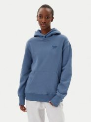 Reebok Bluza Icon Elements 100214074 Niebieski Regular Fit. Niebieskie bluzy Reebok, l, bez wzorów, z bawełny, bez kaptura. Za 303.99 zł.