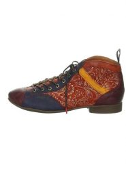 Think! Skórzane botki ze wzorem rozmiar: 37,5. Botki Think!, bez wzorów, bez obcasa, bez zapięcia. Za 415.45 zł.