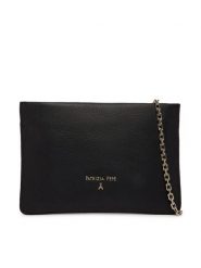 Patrizia Pepe Torebka 8B0335/L001-K103 Czarny. Czarne kopertówki Patrizia Pepe, bez wzorów, ze skóry, bez dodatków. Za 729.99 zł.