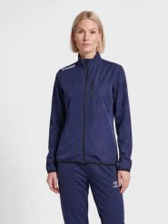 Damska bluza dresowa Hummel. Niebieskie bluzy sportowe Hummel, s, bez wzorów, z dresówki, bez kaptura. Za 144.24 zł.