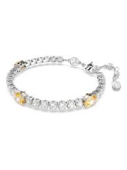 Swarovski Bransoletka z elementami ozdobnymi rozmiar: onesize. Szare bransoletki SWAROVSKI, z kryształem, metalowe. Za 297.26 zł.