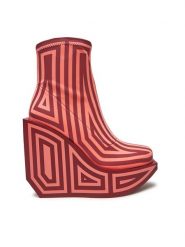 United Nude Botki Wa Bootie Hi 1087983182 Czerwony. Czerwone botki United Nude, bez wzorów, z materiału, bez obcasa, na koturnie, bez zapięcia. Za 1,749.00 zł.