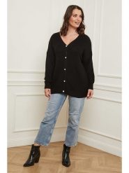 Curvy Lady Kardigan w kolorze czarnym rozmiar: 48/50. Czarne kardigany Curvy Lady, bez wzorów. Za 152.99 zł.