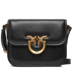 Torebka PINKO. Czarne listonoszki Pinko, bez wzorów, bez dodatków. Za 1,219.00 zł.