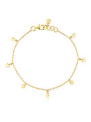 TOUS Bransoletka Cool Joy 1003190800 Złoty. Żółte bransoletki Tous, srebrne. Za 499.99 zł.