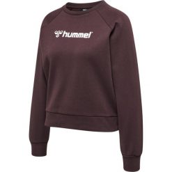 Bluza damska Hummel Stella. Brązowe bluzy Hummel, bez wzorów, bez kaptura. Za 152.50 zł.