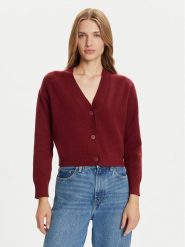 Vero Moda Kardigan Gold Art 10332210 Bordowy Regular Fit. Czerwone kardigany Vero Moda, l, bez wzorów, z syntetyku. Za 199.99 zł.