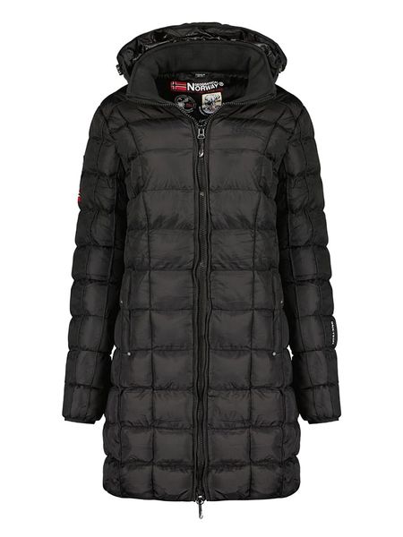 Geographical Norway Płaszcz pikowany "Babette" w kolorze czarnym rozmiar: M. Czarne parki Geographical Norway, m, bez wzorów, bez kaptura. Za 209.95 zł.