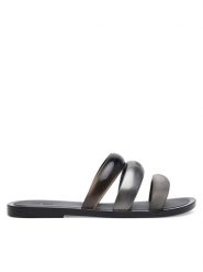 Melissa Klapki Melissa Eclipse Slide Ad 35998 Czarny. Czarne klapki Melissa, bez wzorów, z tworzywa sztucznego, bez obcasa. Za 179.99 zł.