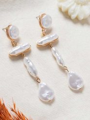 Lodie Silver Pozłacane kolczyki-wkrętki rozmiar: onesize. Szare kolczyki Lodie Silver, z perłą, metalowe. Za 56.99 zł.