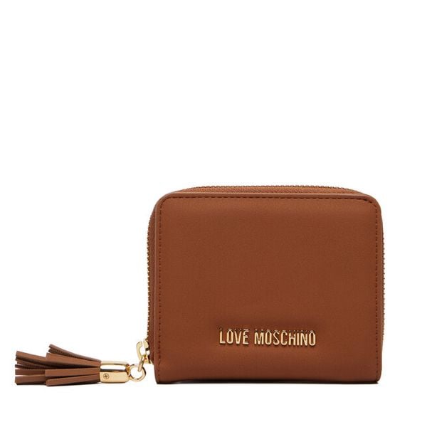 Portfel LOVE MOSCHINO. Brązowe portfele Love Moschino, bez wzorów. Za 328.99 zł.
