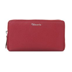 Tamaris Pportmonetka TAS Amanda Portfele 1 ct Czerwony Damski. Czerwone portfele Tamaris, bez wzorów, ze skóry. Za 359.99 zł.