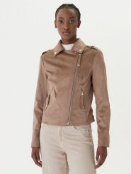 Guess Kurtka przejściowa W6GL10 W1968 Brązowy Regular Fit. Brązowe kurtki Guess, xs, z aplikacjami, z syntetyku, bez kaptura. Za 614.99 zł.