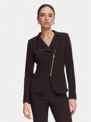 Rinascimento Marynarka CFC0130203003 Brązowy ciemny Slim Fit. Brązowe marynarki i żakiety Rinascimento, m, bez wzorów, z syntetyku. Za 609.99 zł.