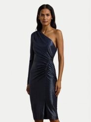 LAUREN RALPH LAUREN Sukienka koktajlowa 253957567001 Granatowy Slim Fit. Niebieskie sukienki Lauren Ralph Lauren, bez wzorów, z syntetyku, wizytowe, bez kołnierzyka, bez ramiączek. Za 1,079.00 zł.
