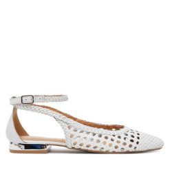 Baleriny Gioseppo. Białe baleriny Gioseppo, bez wzorów, bez obcasa. Za 209.99 zł.