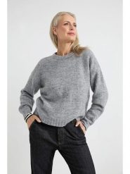 Josephine & Co Sweter "Andrea" w kolorze jasnoszarym rozmiar: XL. Szare swetry Josephine & Co, xl, bez wzorów, z wełny, bez ramiączek. Za 206.42 zł.