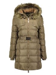 Canadian Peak Parka "Diamentereak" w kolorze beżowym rozmiar: XL. Brązowe parki Canadian Peak, xl, z tkaniny, bez kaptura. Za 281.76 zł.